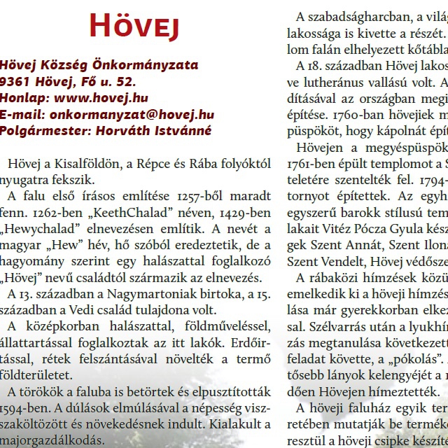 Hvej - Teleplsi rtkek, rtkes teleplsek a Rbakzben