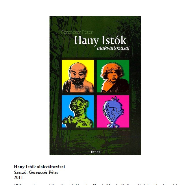 Hany Istk alakvltozsai