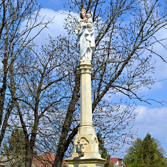 Mária szobor - Rábacsécsény