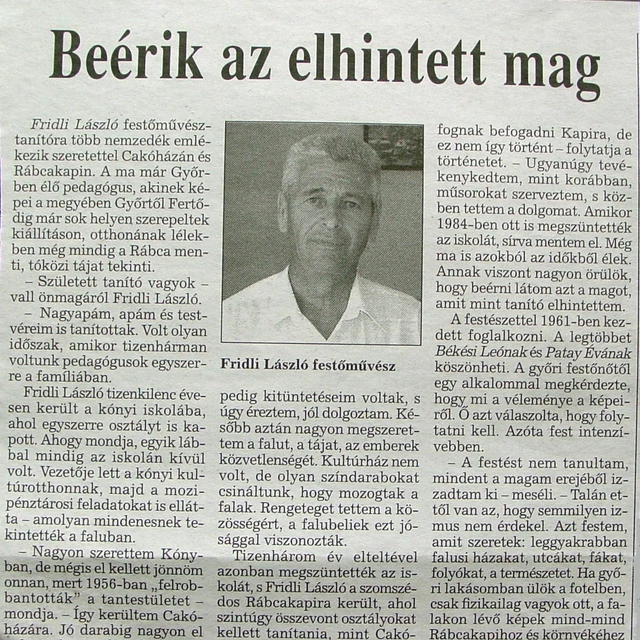 Berik az elhintett mag