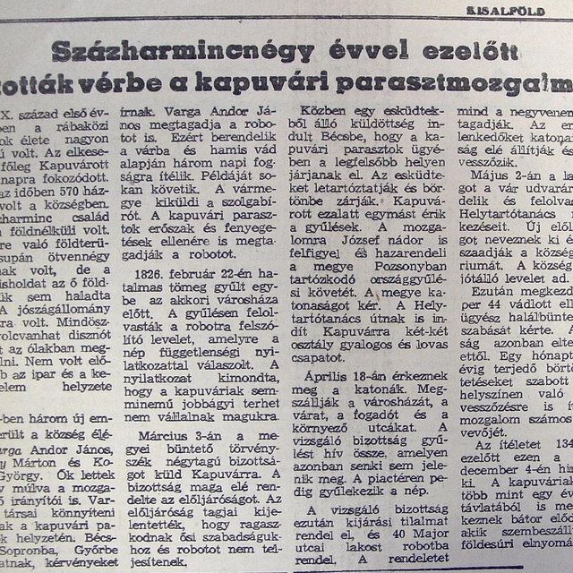 Kapuvri parasztmozgalom