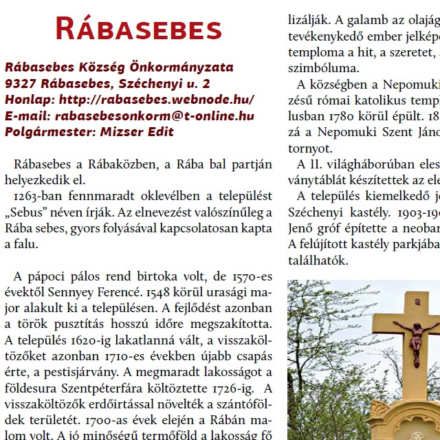 Rbasebes - Teleplsi rtkek, rtkes teleplsek a Rbakzben